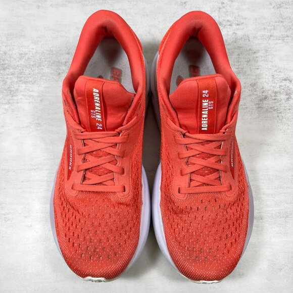 Brooks Adrenaline GTS 24 Running Shoes - Women's Size 8.5 - Orange - Picture 7 of 10